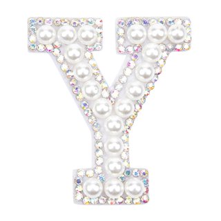 Beaded Pearl Alphabet Letter Stickers, 1/2-Inch, 55-Piece – Party Spin