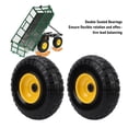 thumbnail image 3 of Solid Rubber Tire, 2PCS Rubber Wheel Tire 10 Inch  for Lawn Mowers, 3 of 7