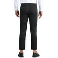 thumbnail image 3 of INSPIRE CHIC Business Dress Pant for Men's Zipper Closure Flat Front Formal Solid Color Straight Trousers, 3 of 6