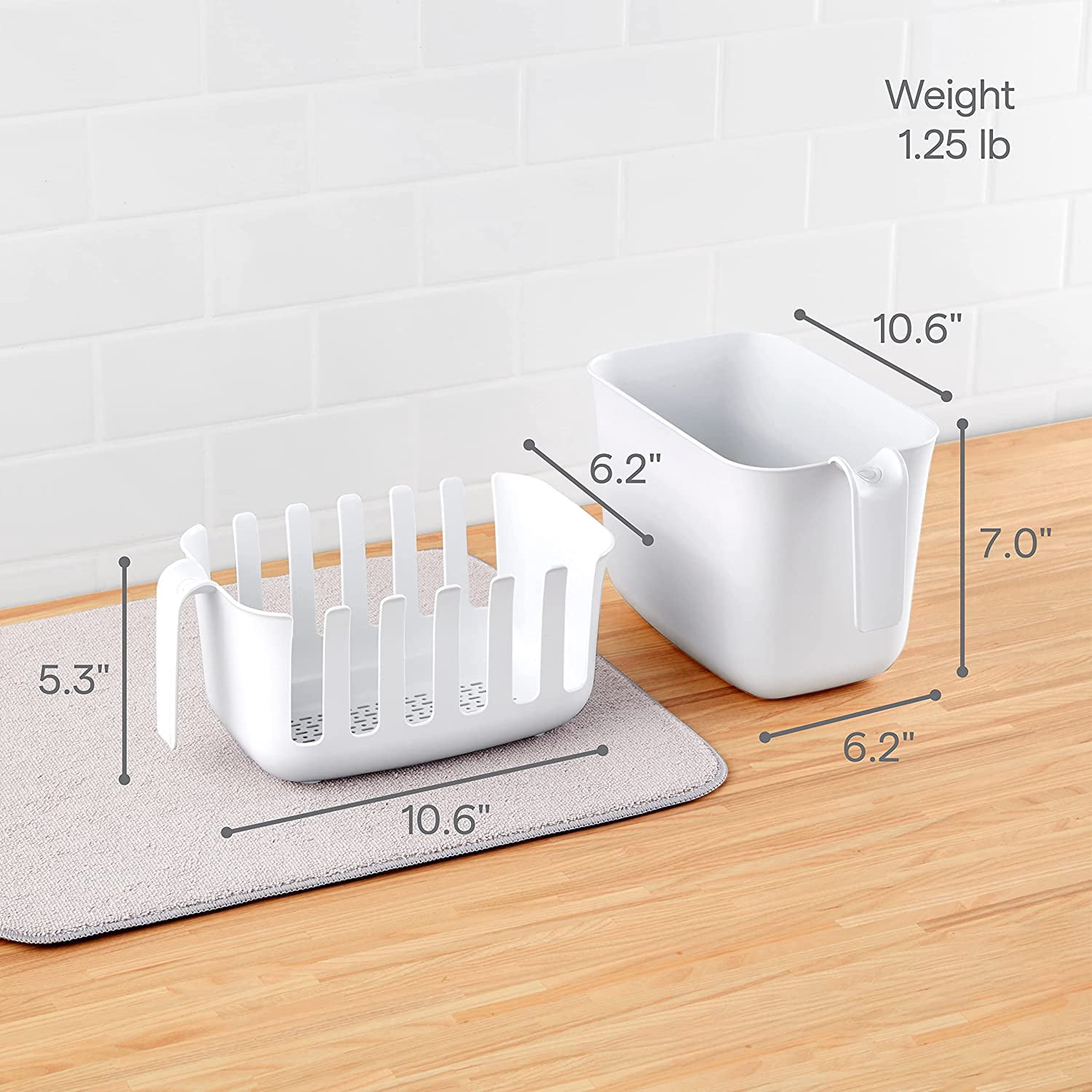 YouCopia Dry+Store Bag Drying Rack and Bin Set
