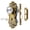 Vintage Brass-Mortise Lock(1 Pack), variant on Vintcrystal Gldoor Knobs Mortise Lock Set With Skeleton Key For Interior Antique Handle Replacement Brfinish