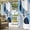 Blue, variant on Outdoor Curtains for Patio Waterproof, Brown Boho Geometric Outdoor Privacy Panels Grommet, Country Retro Abstract Lines Leaves Blackout Outside Curtains for Porch/Cabana 54"x108", 2 Panels