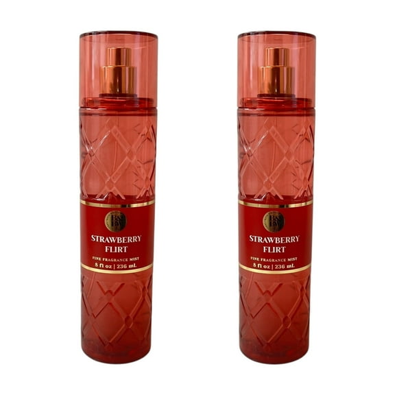 Bath & Body Works Strawberry Flirt Mist 8 fl oz 2 Pack
