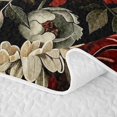 thumbnail image 5 of Erosebridal Antique Boho Rose Twin Quilt Set for Women Girls, Dahlia Floral Print Twin Coverlet Set, 2pcs, 5 of 7