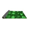 thumbnail image 2 of Ahgly Company Indoor Square Abstract Green Modern Area Rugs, 8' Square, 2 of 4