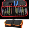 thumbnail image 4 of pitrice Bag Fishing Bait Lure Waterproof Storage Polyester Accessory Slots Pocket Adjustable Capacity Portable Convenient Blue Orange, 4 of 6