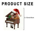 thumbnail image 5 of Noothes Acrylic Piano Christmas Ornament Musical Instrument Hanging Decor for Tree and Festive Gift, 5 of 8