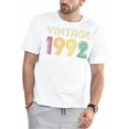 thumbnail image 1 of Vintage 1992 33rd Birthday Retro 33 Years Old T-Shirt, 1 of 8