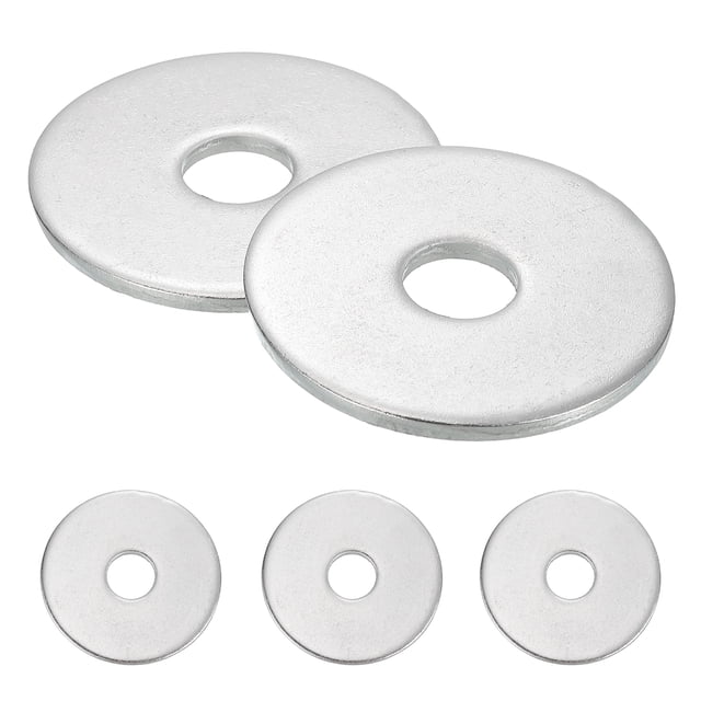 2 Pcs M10 304 Acier Inoxydable Rondelles Plates 13mm ID 50mm OD 3mm Épais