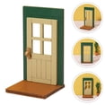 thumbnail image 2 of EeaseCA Mini Home Door Tiny Door Furniture Mini Door Miniature Decorative Tiny Door, 2 of 7