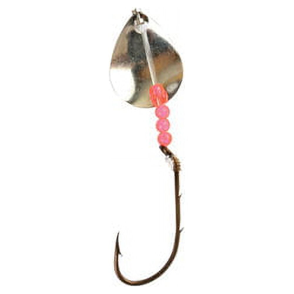 (3 pack) Eagle Claw 129NH-4 Spinner Snell, Bronze with Nickel Blades, Size 4