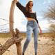 thumbnail image 5 of Jeans Jogger Levanta Pompas Seven Jeans 8820 STCL/Estilo Colombiano/Talla 13, 5 of 7