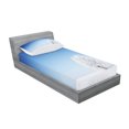 thumbnail image 2 of Ambesonne Blue Fitted Sheet & Pillow Sham Set, Alone Tree Snowy Field, Twin, White Blue, 2 of 2