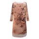 thumbnail image 5 of Vestido de empalme suelto de manga larga con estampado de mariposa y cuello redondo informal para mujer Pompotops hdfakjf180, 5 of 5
