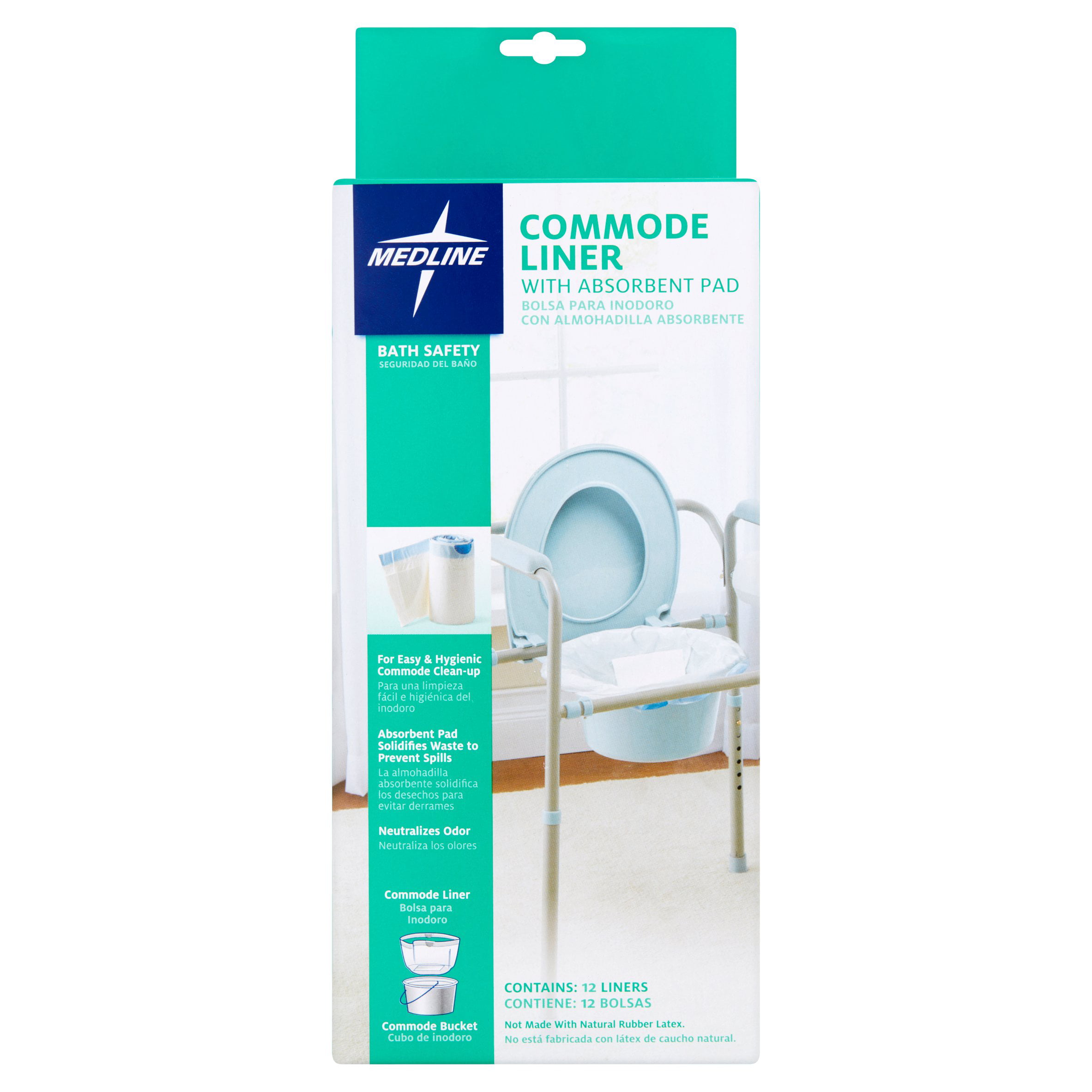 Universal Fit Commode Bucket by Medline