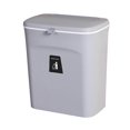 thumbnail image 1 of 2.4 Gallon Kitchen Compost Bin for Counter Top or Under Sink, Hanging Small Trash Can with Lid, 1 of 5