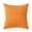 H002- Orange, variant on Decorative Throw Pillows, Couch Throw Pillows, 18X18 In, Ribbed Corduroy, Striped Pattern, Square Accent Pieces, Gray Pillow Cases, Couch Pillows Covers, Living Room Decor, 4 Pc