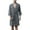 Grey, variant on Men's Waffle Bath Robe Long Robe Thin Medium Fall Comfy Kimono Bath House V Neck Soft Knee Length Grey Medium-Large