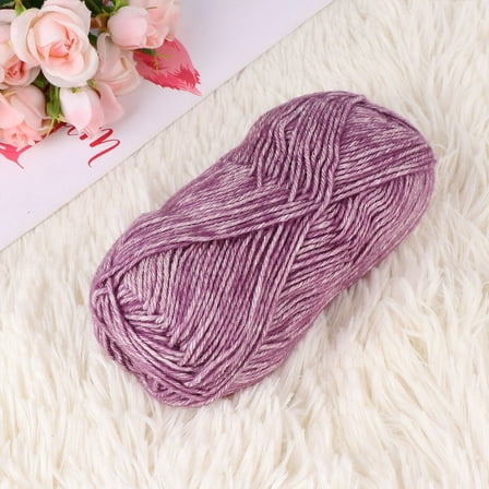 WHAMVOX  Cotton Macrame Cord Making Knitting Accessories Crochet Thread Baby Purple