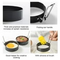 thumbnail image 5 of Egg Rings,4 Round Stainless Steel Egg Cooking Ring with 1 Brush, Egg Mold for Fried Eggs and Egg Mcmuffins - Omelet and Breakfast Sandwich Machine, 5 of 6
