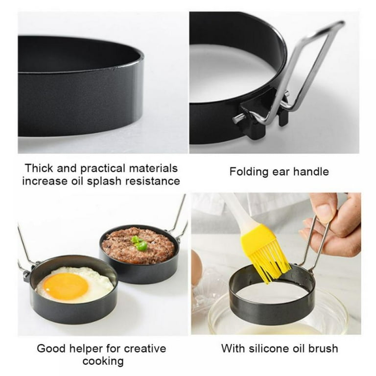 5pcs Non Stick Stainless Steel Ring Egg Pancake Mold Cooking Tools