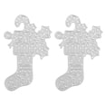 thumbnail image 1 of EeaseMX 2 plantillas de relieve para corte de metal, de acero al carbono, para calcetín navideño, 1 of 7