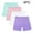 Multicolor4, variant on Girls Cotton Bike Shorts, Soft Dancing 4 Pack Stretch Short Leggings Multicolor Size 5-14 T