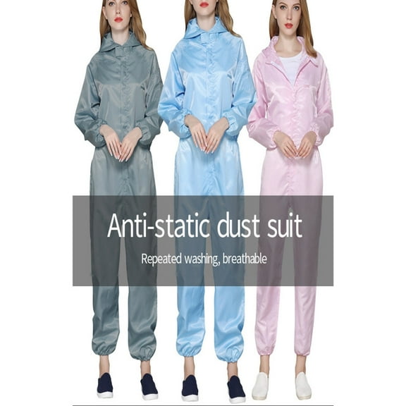 Protective Suit - Reusable Hood One-piece Coverall Suit - Dust-proof And Anti-static - 3 Colors