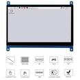 thumbnail image 2 of Pantalla Tactil Capacitiva Pantalla táctil capacitiva Monitor de pantalla táctil LCD 1024 X 600 para Raspberry Pi 4B Wdftyju Para estrenar, 2 of 4