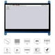 thumbnail image 1 of Pantalla Tactil Capacitiva Pantalla táctil capacitiva Monitor de pantalla táctil LCD 1024 X 600 para Raspberry Pi 4B Kuymtek Para estrenar, 1 of 4