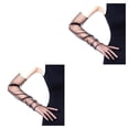 thumbnail image 1 of Jumpingount Guantes largos para mujer, elegantes, elegantes, para fiesta de noche, banquete, señoras, guantes con dedos Type3 NO3, 1 of 6