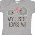 thumbnail image 4 of Inktastic My Sister Loves Me Boys or Girls Baby Bodysuit, 4 of 5