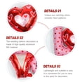 thumbnail image 4 of 5 globos unidos de confesión, globos de amor de San Valentín, decoración de diseño de boda, 4 of 6