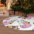 thumbnail image 6 of Picia French Bulldog Duck Print Christmas Tree Skirt , Christmas Tree Skirt Ornaments for Merry Christmas Holiday Party Decorations Indoor Outdoor-36", 6 of 7