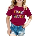thumbnail image 6 of LWNYDPLSD White Tshirt Toddler Girls Shirt Sweat Shirt White Tee Shirt Girls Size 10-12 Clothes 5 Year Old Girl Clothes for Teen Girls 12-14 Trendy, 6-7 Years, 6 of 7