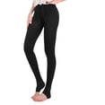 thumbnail image 2 of Ghalytn Women's Fleece Lined Leggings - High Waist Thermal Tights with Foot Straps, Winter Warm Stretch Pants, 2 of 6