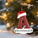 thumbnail image 5 of Adornos navideños, adornos navideños, regalos navideños, 26 letras, decoración para árbol de Navidad, adornos colgantes para árbol de Navidad, adornos navideños personalizados, decoración navideña, de, 5 of 6