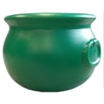 thumbnail image 2 of Union Products St. Patrick's Day Cauldron, 8" Treat Holder Container, Kelly Green, 4 Pack, 2 of 4