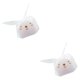 thumbnail image 1 of Inteprter 10 bolsas de galletas de caramelo, paquetes de alimentos, bolsas de papel de regalo con orejas de animales, decoración de fiesta de Pascua 10 piezas 21x12.5 cm 2piezas Inteprter CBP070727, 1 of 5