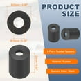 thumbnail image 2 of Uxcell 9 Pcs Entretoises en Caoutchouc, 0.98"OD x 0.39 Pouces ID Ronds Anti-Vibrations Ronds Isolation Rondes 0.87 Pouces Épaisseur Rondelles en Caoutchouc pour Accessoires de Maison Voitures Bateau, Noir, 2 of 6