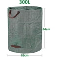 thumbnail image 2 of * Bolsas para Desechos De Jardín De 300 L (H84 Cm, D67 Cm), Bolsa De Jardín Grande con Asas, Sacos De Basura Impermeables Y Resistentes, 2 of 5
