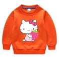 thumbnail image 3 of Hello kitty Otoño Invierno felpa engrosamiento niñas lindas estampado de dibujos animados estilo niños jersey de manga larga niños abrigo Casual Top, 3 of 5