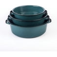 thumbnail image 4 of Juego De 3 Bandejas De Peltre Cinsa Color Verde Aqua, 4 of 5