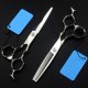 thumbnail image 2 of 6 Inch Hair Cutting Scissors and JP 440C Steel Thinning Shears Set with Ergonomic Comfort Grip, 2 of 4