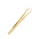 thumbnail image 3 of Pinzas para extensiones de pestañas, ligeras, profesionales, de precisión y con aislamiento. Oro, 3 of 9