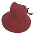 thumbnail image 2 of Lroveb Sun Hats for Women Ladies Summer Hat Floppy Beach Sunscreen Cycling Adjustable Cap Straw Hat, 2 of 2