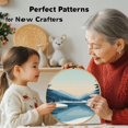 thumbnail image 5 of Landscape Winter Snow Lake and Trees DIY Stamped Cross Stitch Kits Easy for Beginners with Hoop 11CT Counted Embroidery Needlepoint Crafts Arts for Handmade Enthusiasts and Home Decor 30x30cm(6), 5 of 8