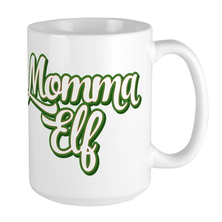 

CafePress - Momma Elf - 15 oz Ceramic Large Mug