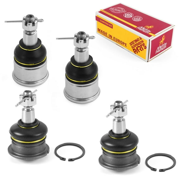 Metrix Premium Chassis Parts - 4 PC Front Upper & Front Lower Ball Joint Kit Fits 2003-2007 Honda Accord, 2004-2008 Acura TSX, 1996-2004 Acura RL, Replacement K80228, K80199