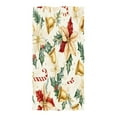 thumbnail image 3 of Ryvnso Christmas Poinsettia Flower Oversized Beach Towel Microfiber Bath Blankets Swimming Fitness 37" x 74", 3 of 5